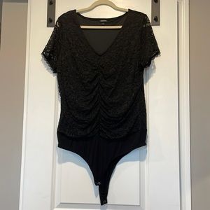 Sexy bodysuit in black lace